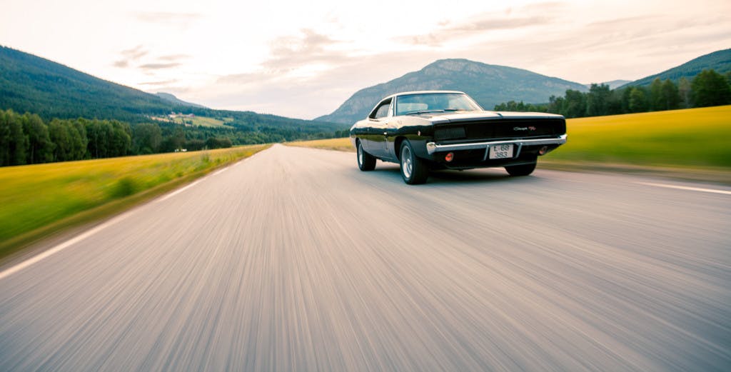 Dodge Charger R/T i Gudbrandsdalen
