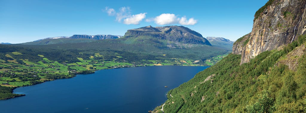 Utsikt over Vang i Valdres