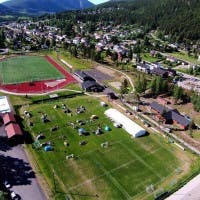 Vinstra Kåja Camp Gudbrandsdalen Flyfoto